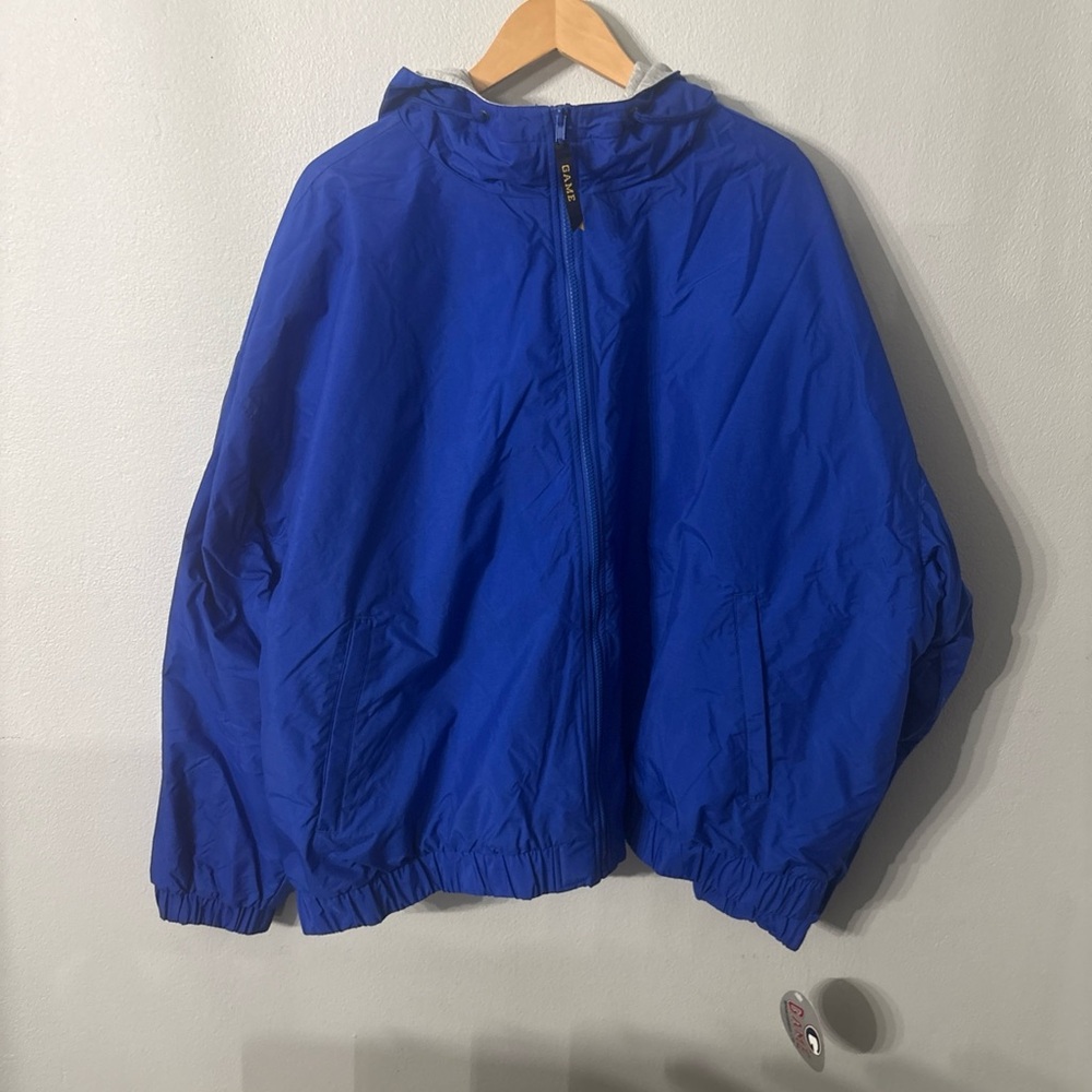 Game Sportswear Blue Coat With Hood New With Tags Size 4XL
